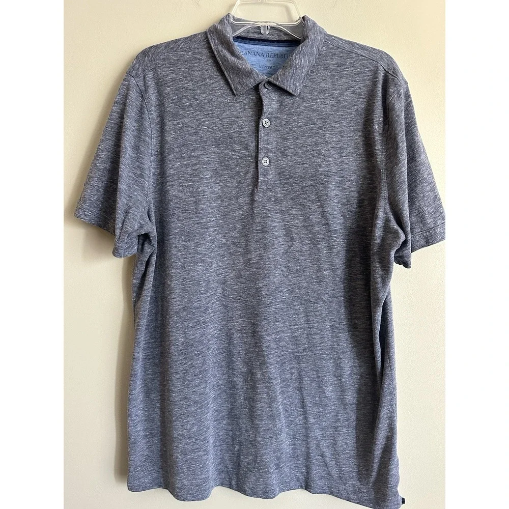 BANANA REPUBLIC Heather Navy 